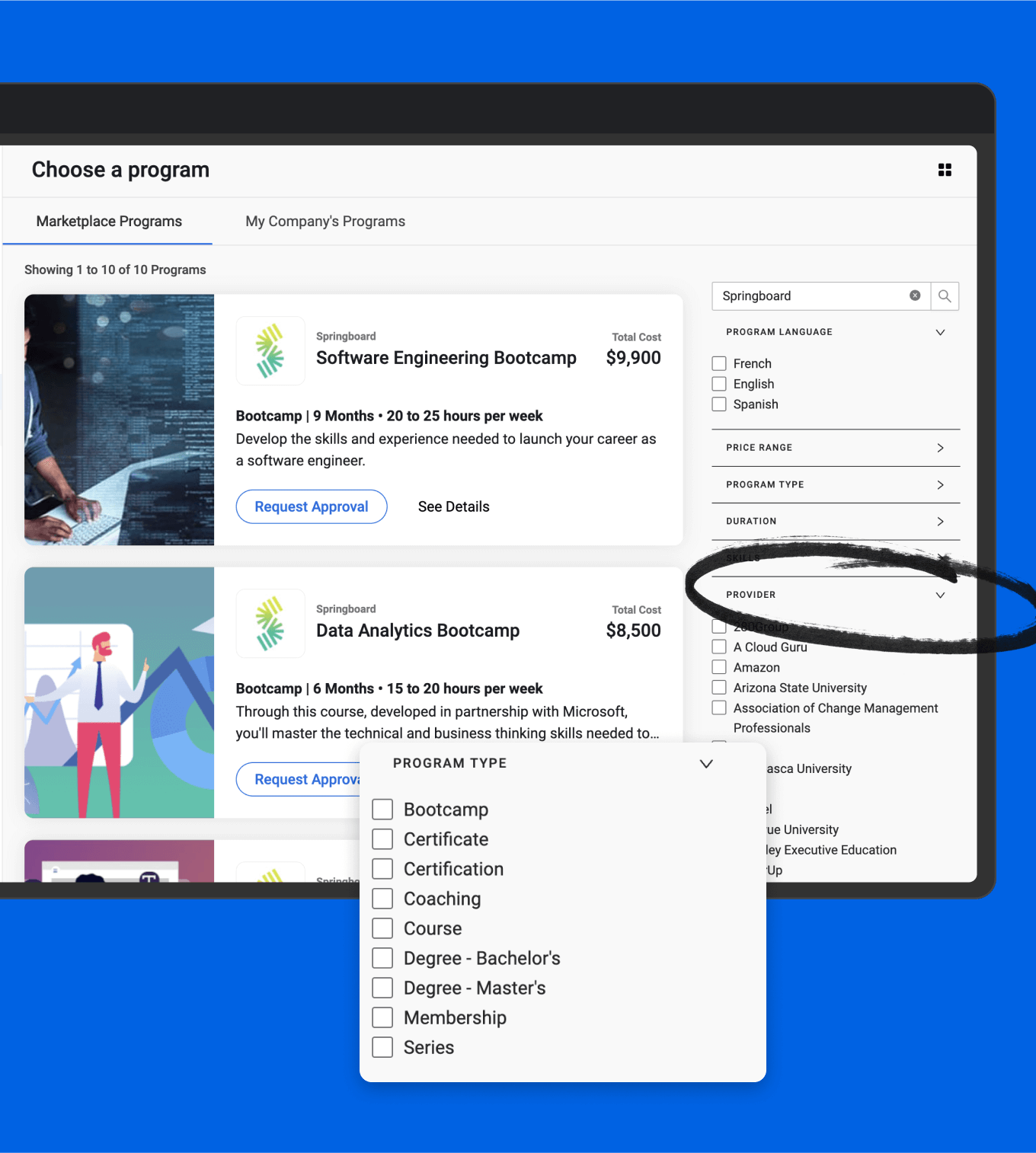 Customize and curate